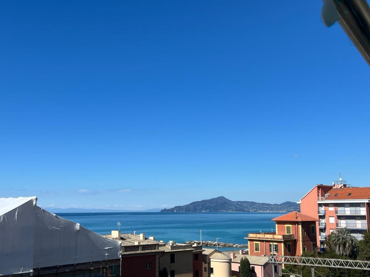 Trilocale 50Mt Dalla Spiaggia Sestri Levante Eksteriør bilde